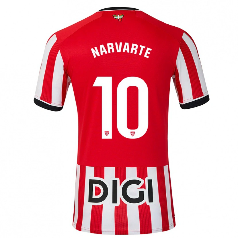 Danxen Men Danel Narvarte #10 Red Black White Home Jersey 2026/27 T-Shirt
