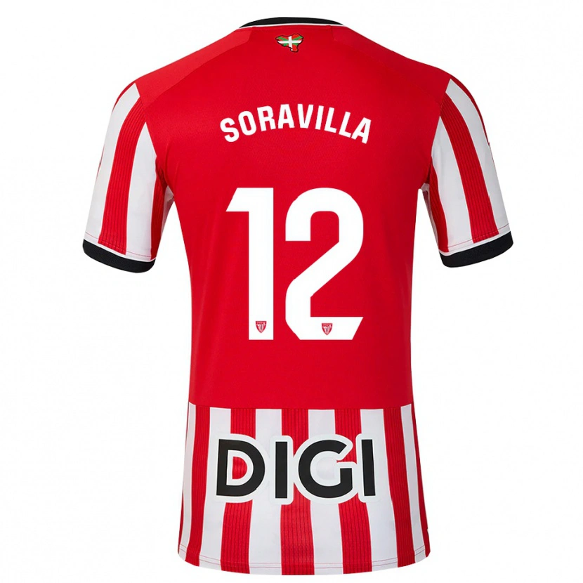 Danxen Men Ander Soravilla #12 Red Black White Home Jersey 2026/27 T-Shirt