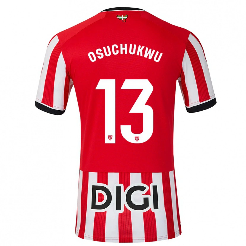 Danxen Men Darlington Osuchukwu #13 Red Black White Home Jersey 2026/27 T-Shirt