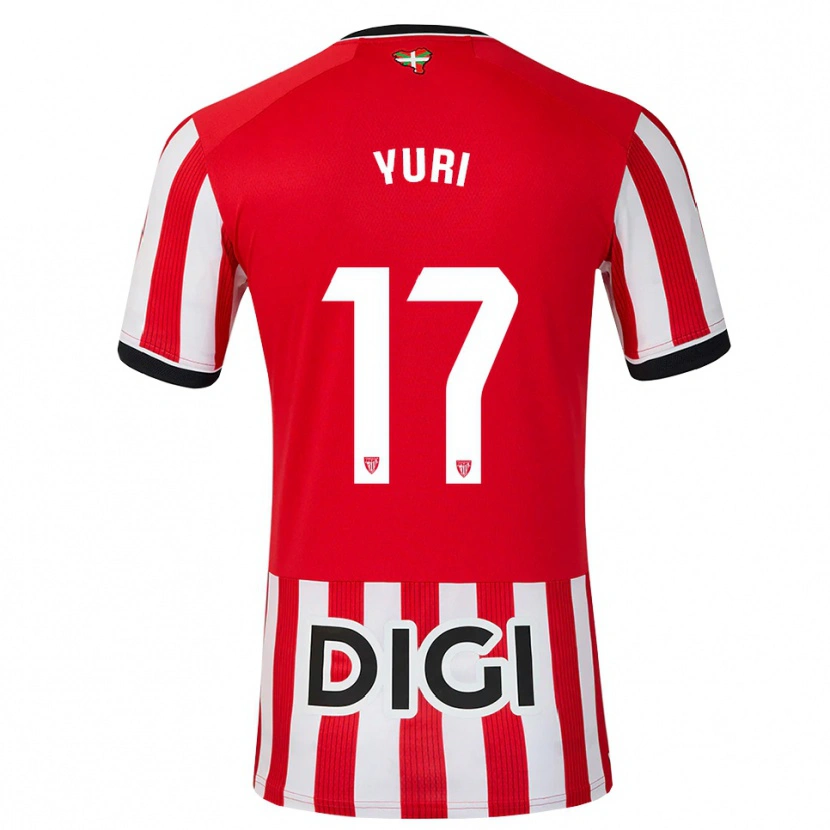 Danxen Men Yuri Berchiche #17 Red Black White Home Jersey 2026/27 T-Shirt