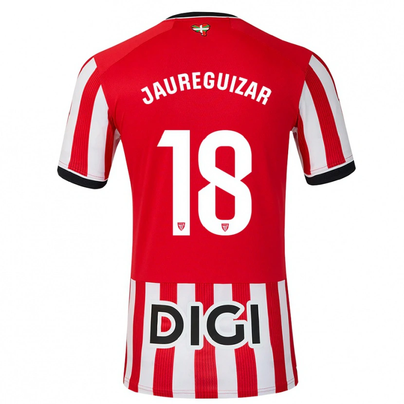 Danxen Men Mikel Jauregizar #18 Red Black White Home Jersey 2026/27 T-Shirt