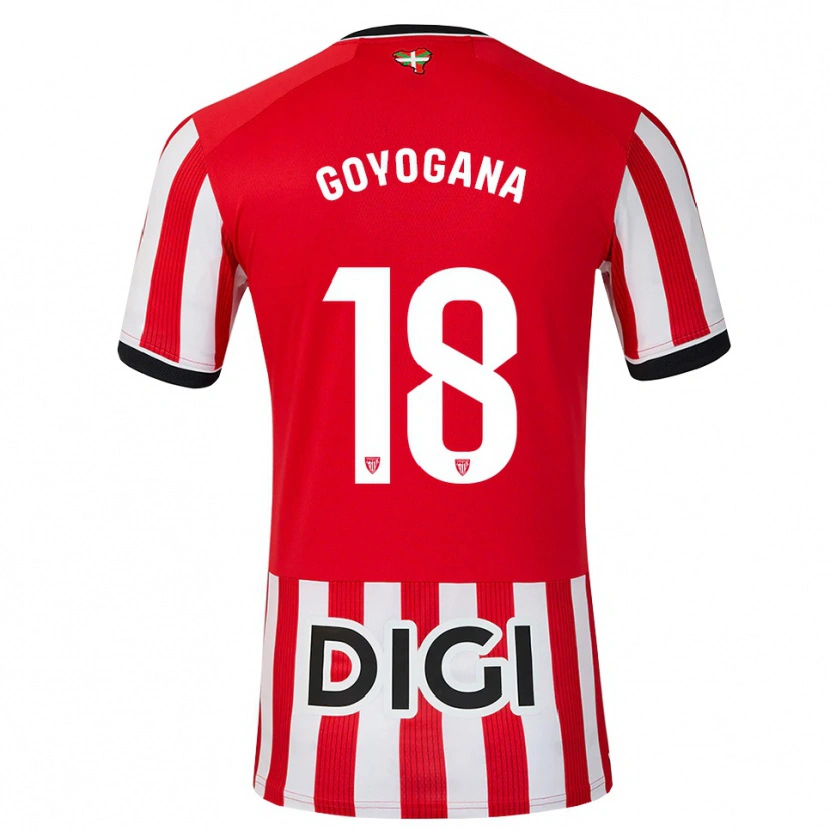 Danxen Men Unax Goyogana #18 Red Black White Home Jersey 2026/27 T-Shirt