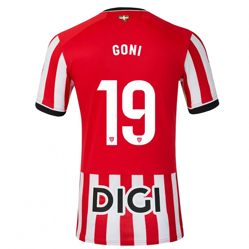 Danxen Men Marcos Goñi #19 Red Black White Home Jersey 2026/27 T-Shirt