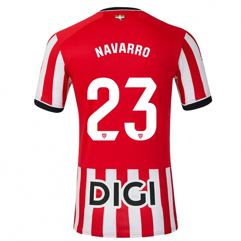 Danxen Men Robert Navarro #23 Red Black White Home Jersey 2026/27 T-Shirt