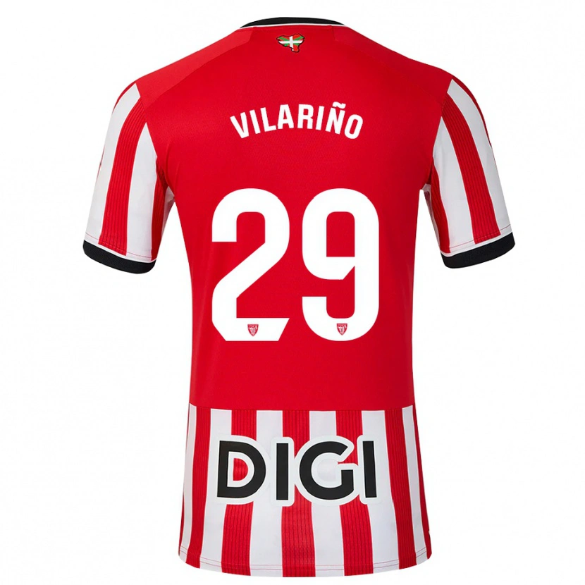 Danxen Men Maitane Vilariño #29 Red Black White Home Jersey 2026/27 T-Shirt