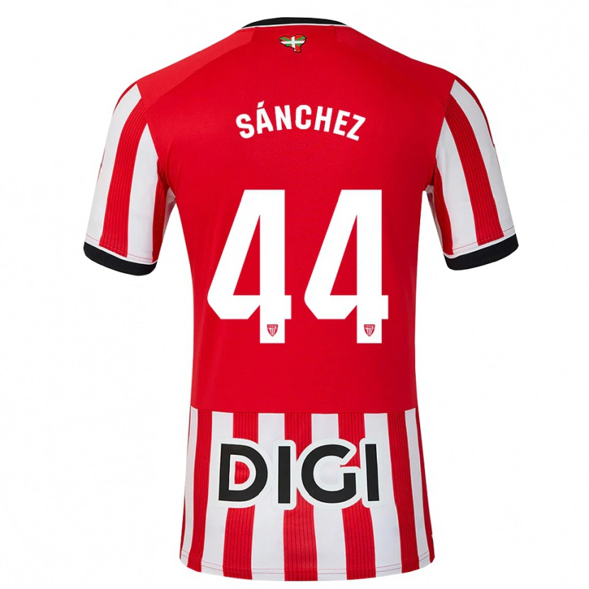 Danxen Men Selton Sánchez #44 Red Black White Home Jersey 2026/27 T-Shirt