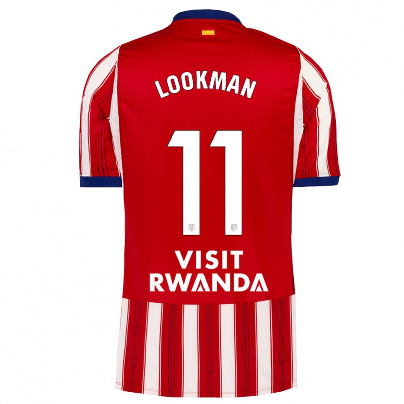 Danxen Men Ademola Lookman #11 Royal Blue Red White Home Jersey 2026/27 T-Shirt