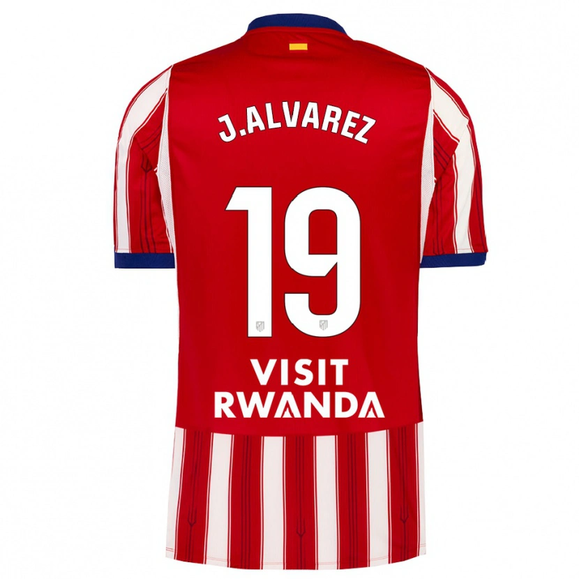 Danxen Men Julián Alvarez #19 Royal Blue Red White Home Jersey 2026/27 T-Shirt