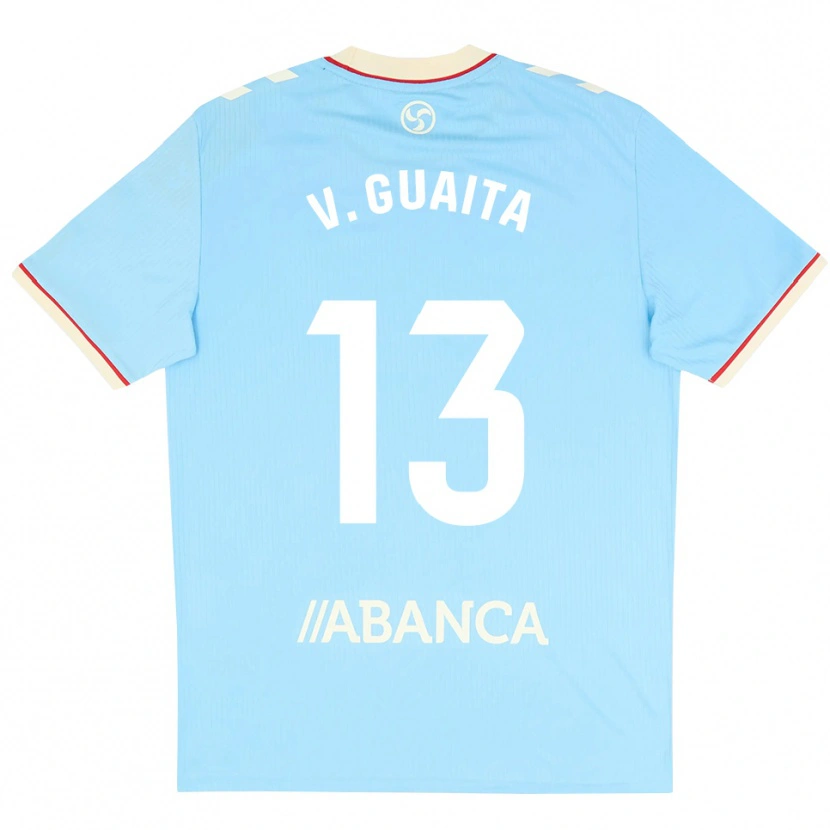 Danxen Men Vicente Guaita #13 Sky Blue White Red Home Jersey 2026/27 T-Shirt