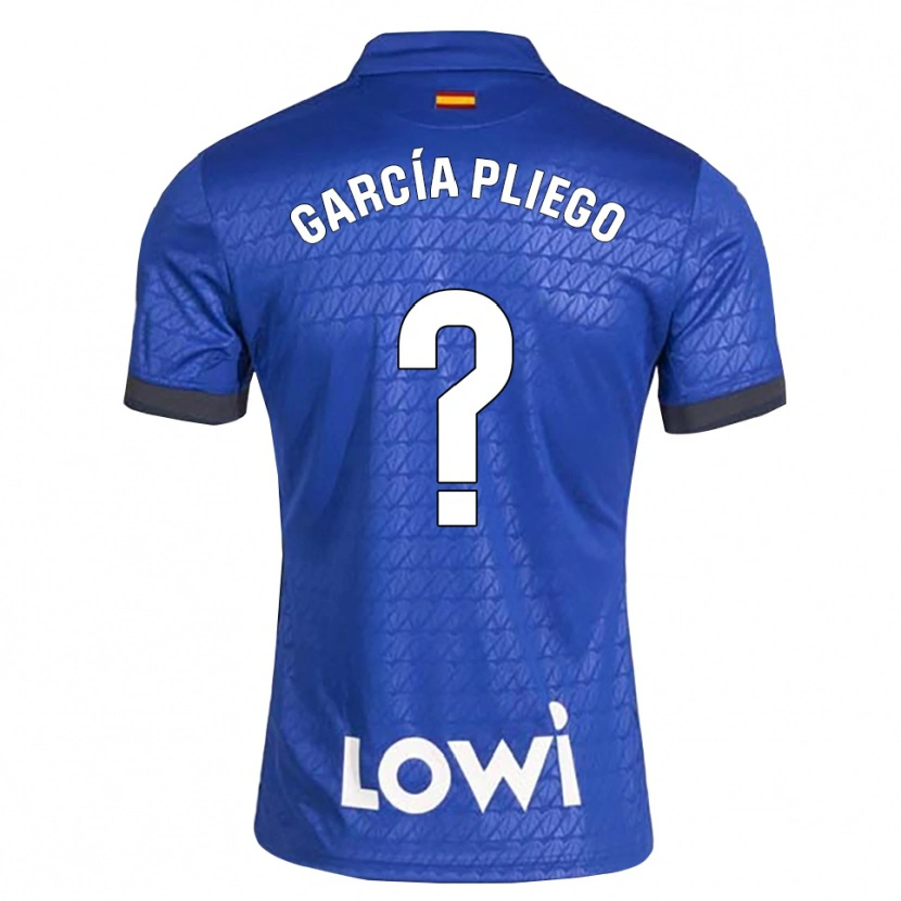 Danxen Men Hugo García Pliego #0 Blue White Black Home Jersey 2026/27 T-Shirt