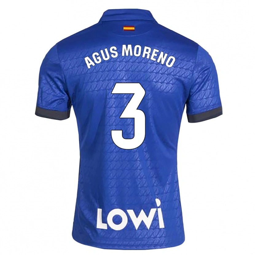 Danxen Men Agus Moreno #3 Blue White Black Home Jersey 2026/27 T-Shirt
