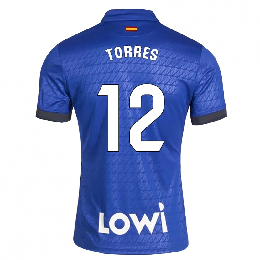 Danxen Men Rubén Torres #12 Blue White Black Home Jersey 2026/27 T-Shirt