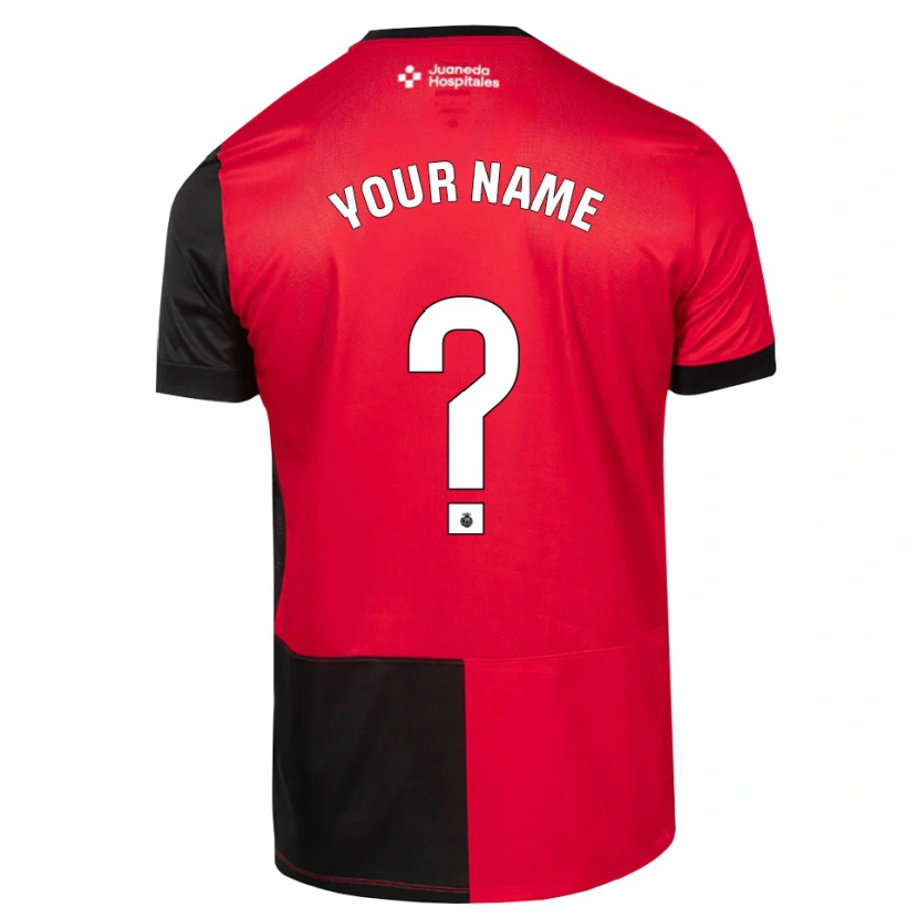 Danxen Men Your Name #0 Black Red White Home Jersey 2026/27 T-Shirt
