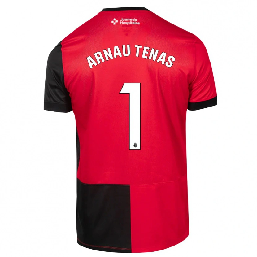 Danxen Men Arnau Tenas #1 Black Red White Home Jersey 2026/27 T-Shirt