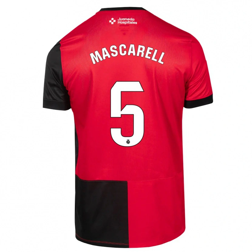 Danxen Men Omar Mascarell #5 Black Red White Home Jersey 2026/27 T-Shirt