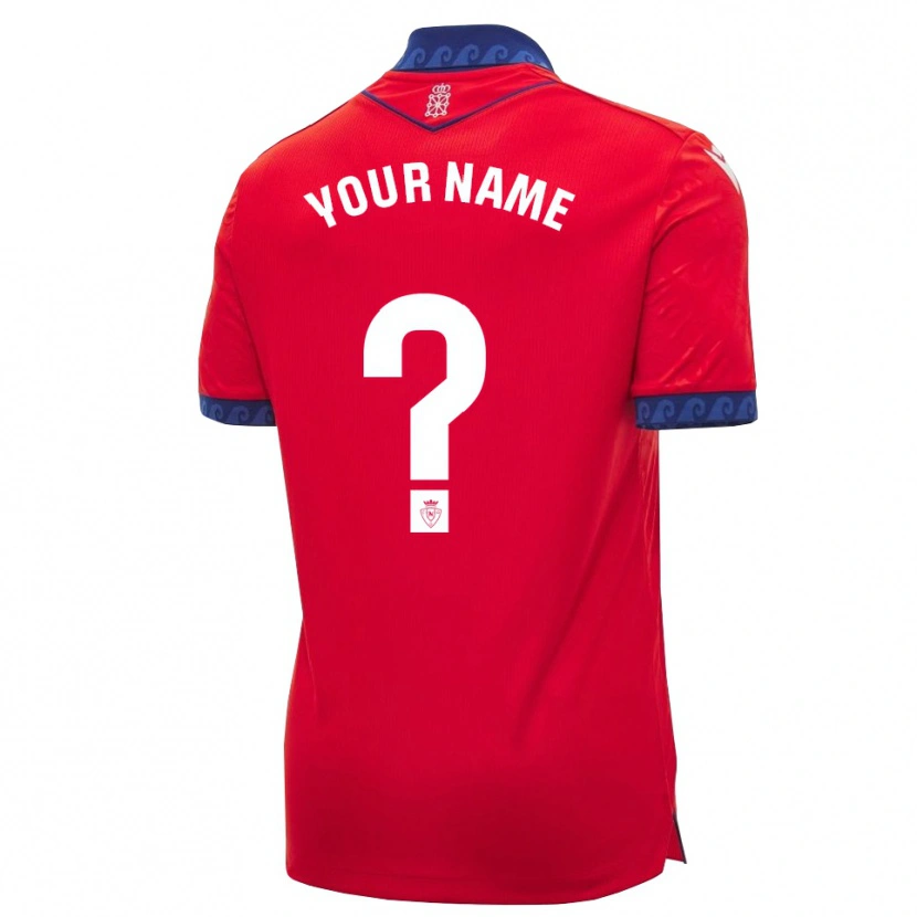 Danxen Men Your Name #0 Red Navy Blue White Home Jersey 2026/27 T-Shirt