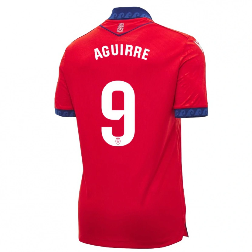 Danxen Men Jorge Aguirre #9 Red Navy Blue White Home Jersey 2026/27 T-Shirt