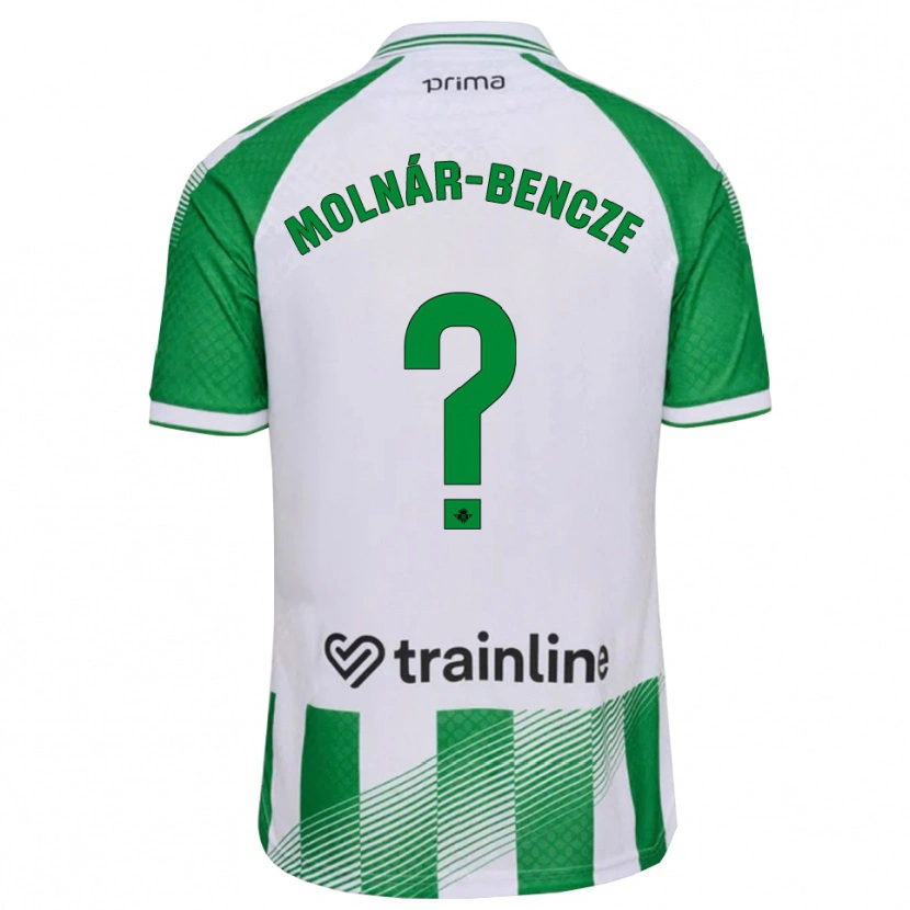 Danxen Men Zsombor Molnár-Bencze #0 Light Green Black White Home Jersey 2026/27 T-Shirt