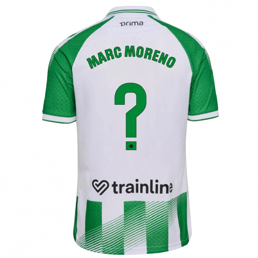 Danxen Men Marc Moreno #0 Light Green Black White Home Jersey 2026/27 T-Shirt