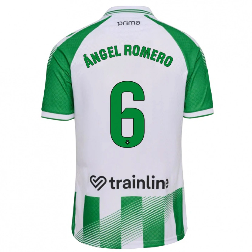 Danxen Men Miguel Romero #6 Light Green Black White Home Jersey 2026/27 T-Shirt