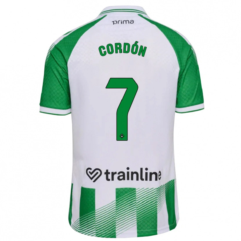 Danxen Men Caye Cordón #7 Light Green Black White Home Jersey 2026/27 T-Shirt