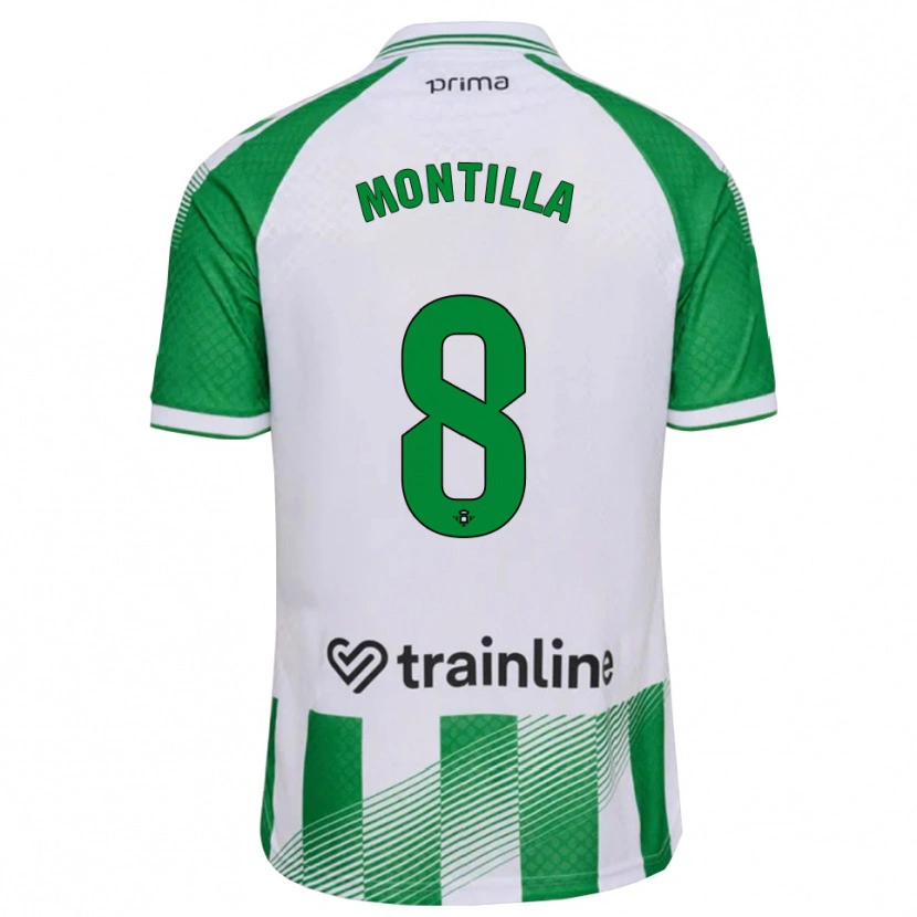 Danxen Men Natalia Montilla #8 Light Green Black White Home Jersey 2026/27 T-Shirt