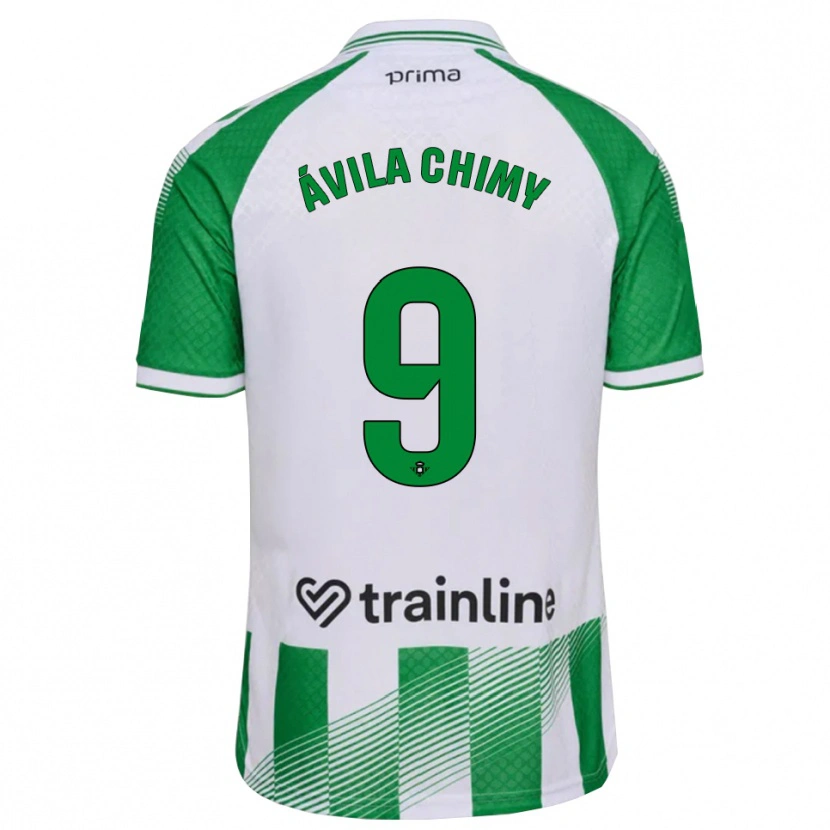 Danxen Men Chimy Ávila #9 Light Green Black White Home Jersey 2026/27 T-Shirt