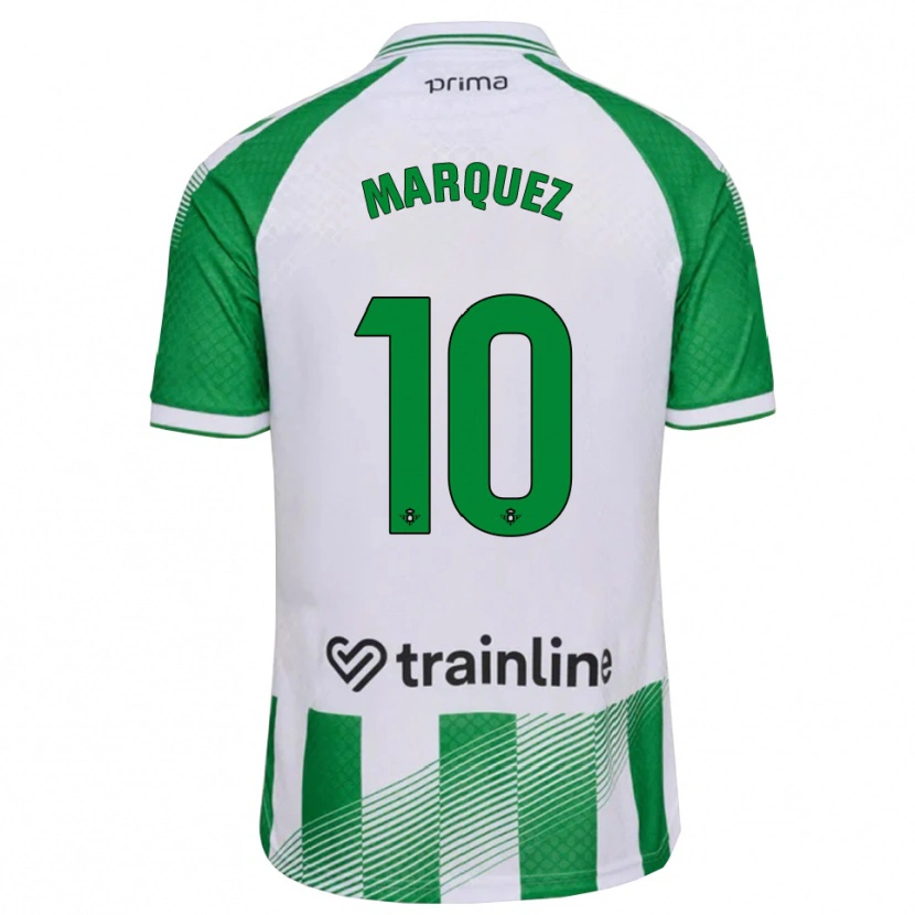 Danxen Men Rosa Márquez #10 Light Green Black White Home Jersey 2026/27 T-Shirt