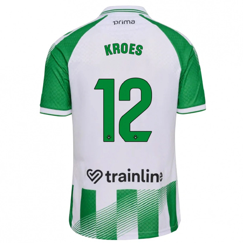 Danxen Men Victor Kroes #12 Light Green Black White Home Jersey 2026/27 T-Shirt