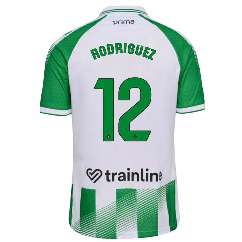 Danxen Men Ricardo Rodríguez #12 Light Green Black White Home Jersey 2026/27 T-Shirt
