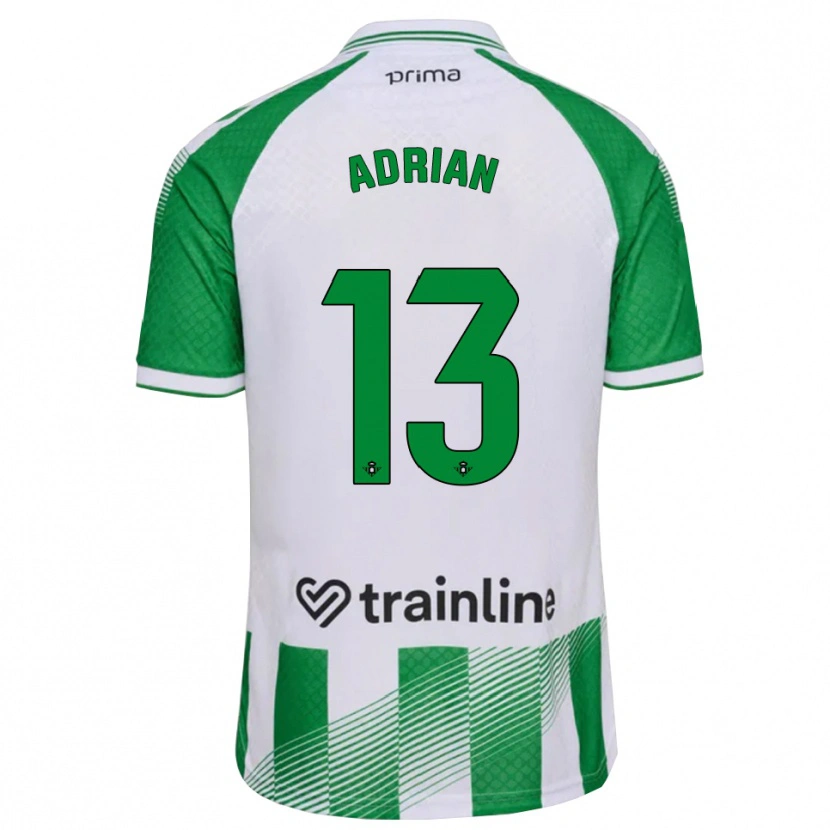 Danxen Men Adrian #13 Light Green Black White Home Jersey 2026/27 T-Shirt