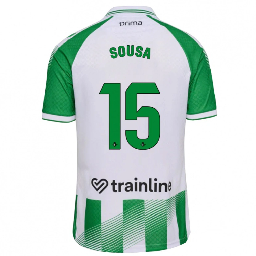 Danxen Men Vasco Sousa #15 Light Green Black White Home Jersey 2026/27 T-Shirt