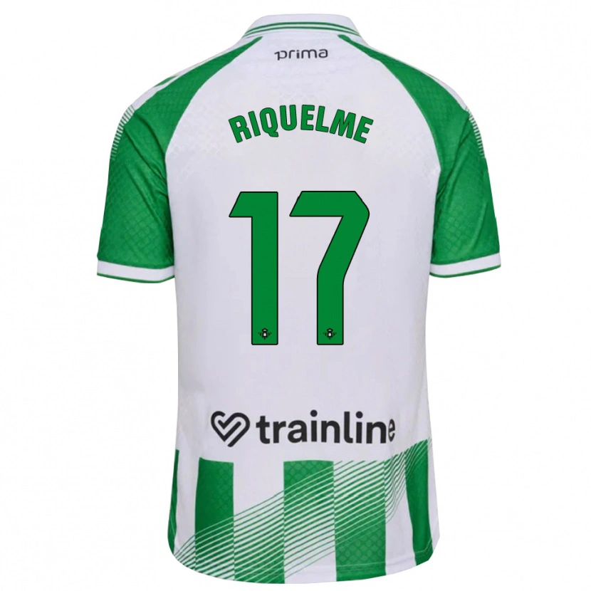 Danxen Men Rodrigo Riquelme #17 Light Green Black White Home Jersey 2026/27 T-Shirt