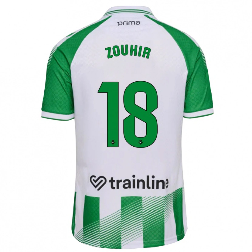 Danxen Men Yasmine Zouhir #18 Light Green Black White Home Jersey 2026/27 T-Shirt