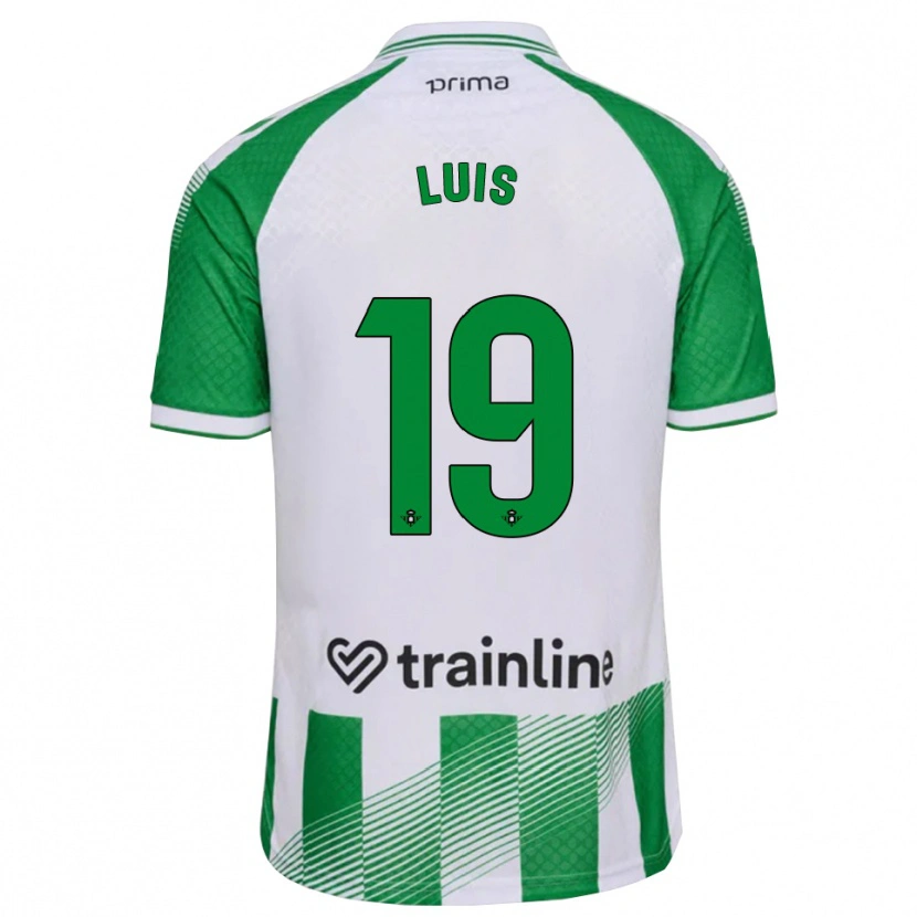 Danxen Men Jorge Luis #19 Light Green Black White Home Jersey 2026/27 T-Shirt