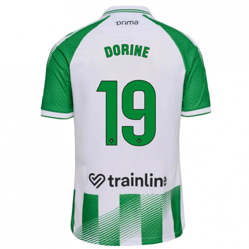 Danxen Men Dorine Nina Chuigoue #19 Light Green Black White Home Jersey 2026/27 T-Shirt