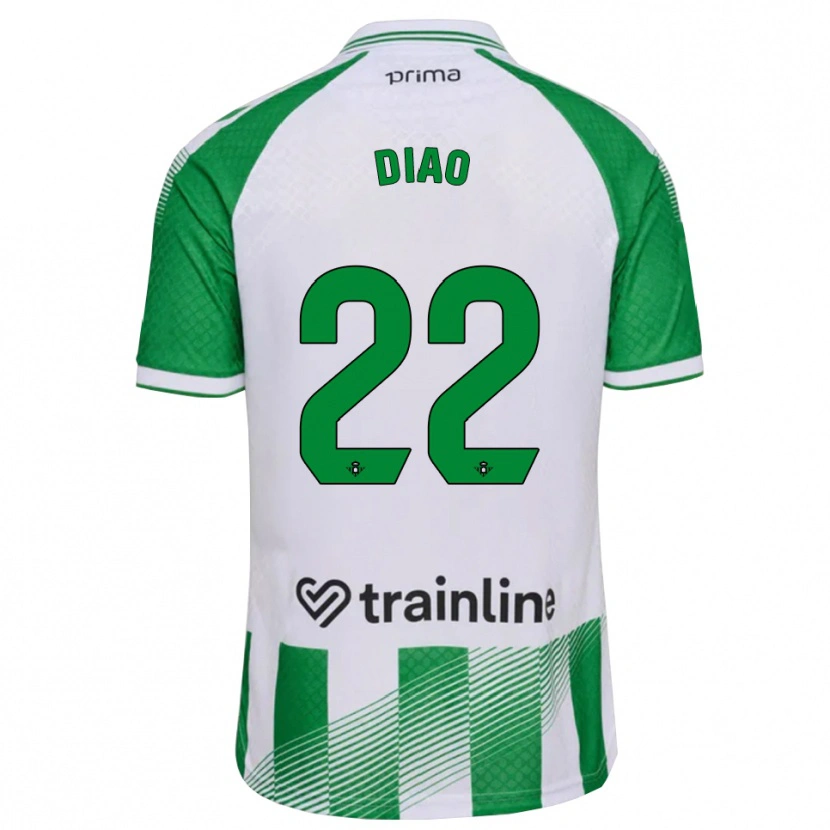 Danxen Men Usse Diao #22 Light Green Black White Home Jersey 2026/27 T-Shirt