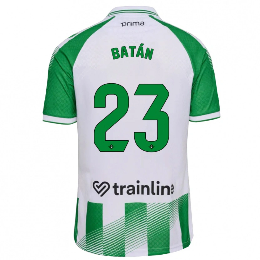 Danxen Men Fran Batán #23 Light Green Black White Home Jersey 2026/27 T-Shirt