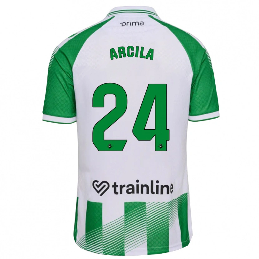 Danxen Men Jhon Arcila #24 Light Green Black White Home Jersey 2026/27 T-Shirt
