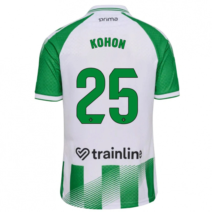 Danxen Men Rudy Kohon #25 Light Green Black White Home Jersey 2026/27 T-Shirt