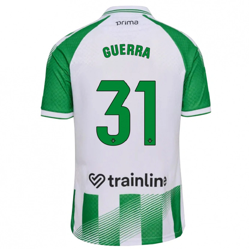 Danxen Men Ana Guerra Morcillo #31 Light Green Black White Home Jersey 2026/27 T-Shirt