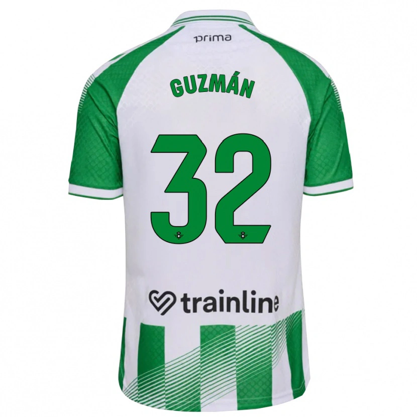 Danxen Men Rafael Guzmán #32 Light Green Black White Home Jersey 2026/27 T-Shirt