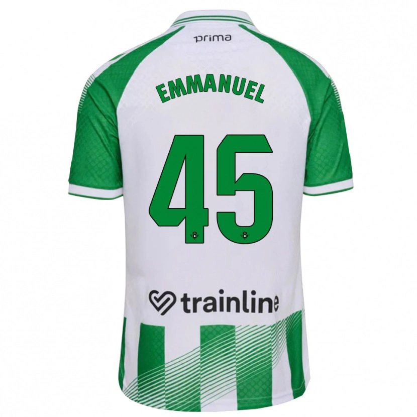 Danxen Men Jean Emmanuel N'agoran #45 Light Green Black White Home Jersey 2026/27 T-Shirt