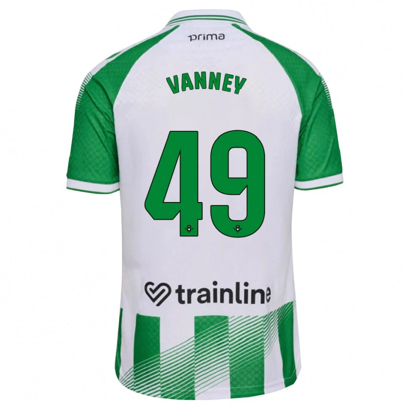 Danxen Men Dylan Vanney #49 Light Green Black White Home Jersey 2026/27 T-Shirt