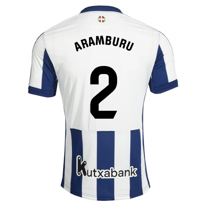Danxen Men Jon Aramburu #2 Navy White Goldenrod Home Jersey 2026/27 T-Shirt