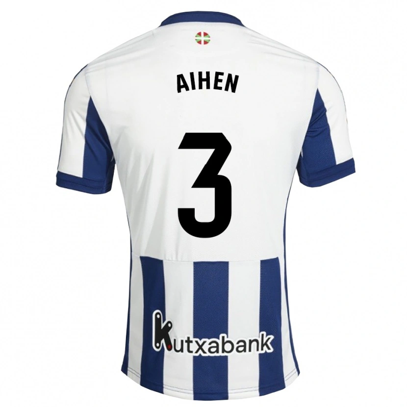 Danxen Men Aihen Muñoz #3 Navy White Goldenrod Home Jersey 2026/27 T-Shirt
