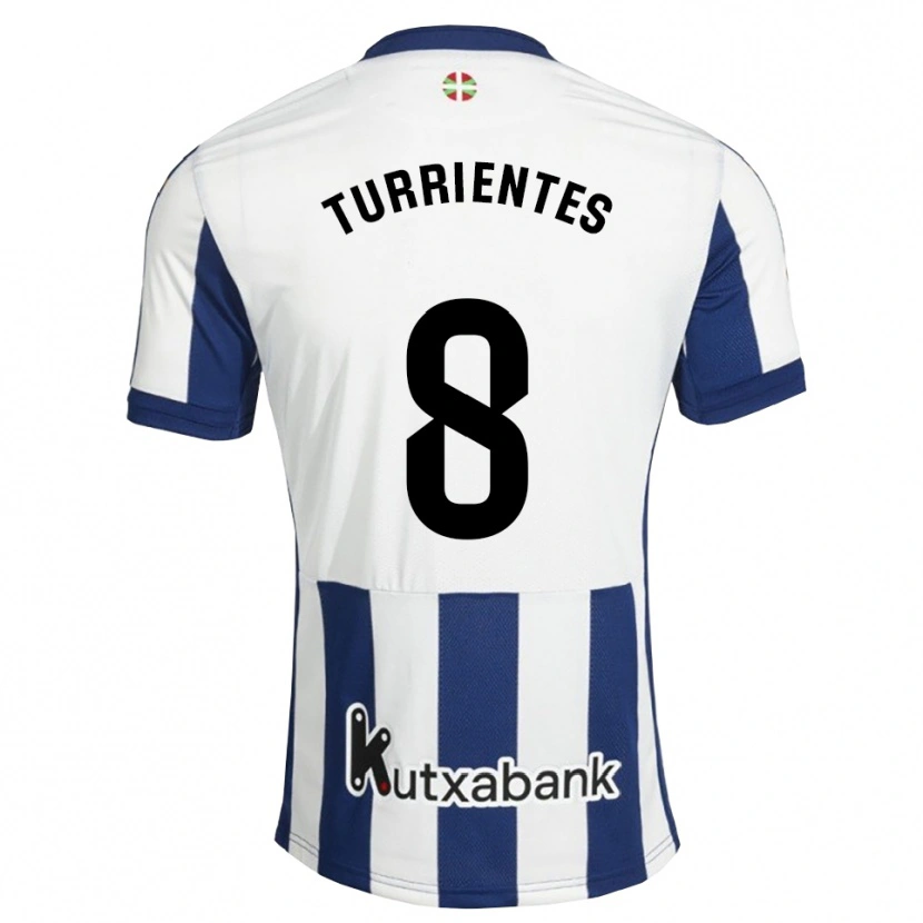 Danxen Men Beñat Turrientes #8 Navy White Goldenrod Home Jersey 2026/27 T-Shirt