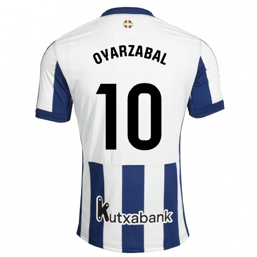 Danxen Men Mikel Oyarzabal #10 Navy White Goldenrod Home Jersey 2026/27 T-Shirt