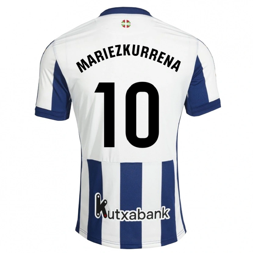 Danxen Men Arkaitz Mariezkurrena #10 Navy White Goldenrod Home Jersey 2026/27 T-Shirt