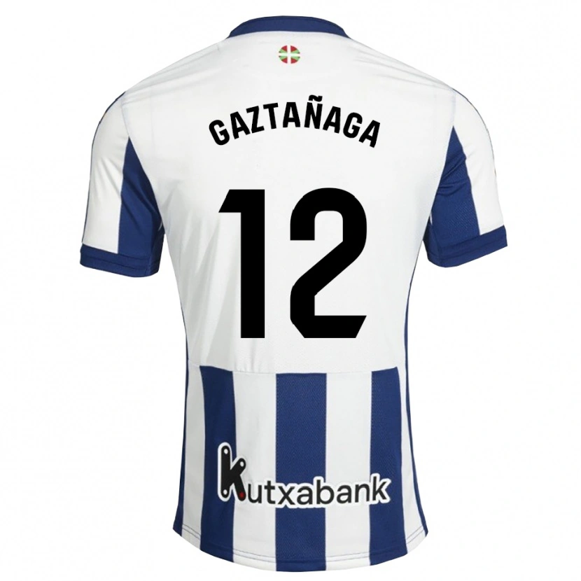 Danxen Men Julen Gaztañaga #12 Navy White Goldenrod Home Jersey 2026/27 T-Shirt